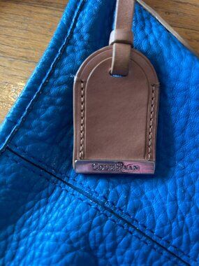 Vintage Cole Haan Blue Bucket Bag